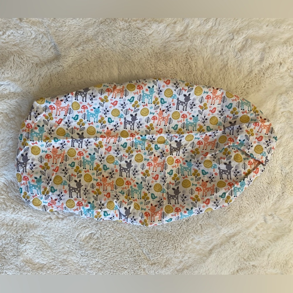 Whimsical Nursery 100% Cotton Diaper Changing Pad Cover Colorful Fawn Print